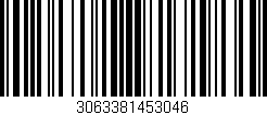 Código de barras (EAN, GTIN, SKU, ISBN): '3063381453046'