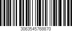 Código de barras (EAN, GTIN, SKU, ISBN): '3063545768870'