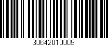 Código de barras (EAN, GTIN, SKU, ISBN): '30642010009'