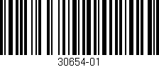 Código de barras (EAN, GTIN, SKU, ISBN): '30654-01'