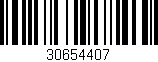 Código de barras (EAN, GTIN, SKU, ISBN): '30654407'