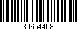 Código de barras (EAN, GTIN, SKU, ISBN): '30654408'