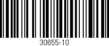 Código de barras (EAN, GTIN, SKU, ISBN): '30655-10'