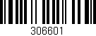 Código de barras (EAN, GTIN, SKU, ISBN): '306601'