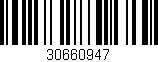 Código de barras (EAN, GTIN, SKU, ISBN): '30660947'