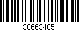 Código de barras (EAN, GTIN, SKU, ISBN): '30663405'