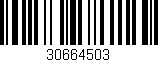 Código de barras (EAN, GTIN, SKU, ISBN): '30664503'