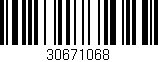 Código de barras (EAN, GTIN, SKU, ISBN): '30671068'