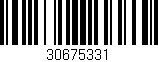 Código de barras (EAN, GTIN, SKU, ISBN): '30675331'