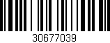 Código de barras (EAN, GTIN, SKU, ISBN): '30677039'