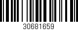 Código de barras (EAN, GTIN, SKU, ISBN): '30681659'