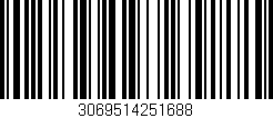Código de barras (EAN, GTIN, SKU, ISBN): '3069514251688'