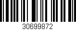 Código de barras (EAN, GTIN, SKU, ISBN): '30699872'