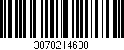 Código de barras (EAN, GTIN, SKU, ISBN): '3070214600'