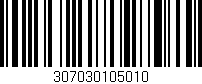 Código de barras (EAN, GTIN, SKU, ISBN): '307030105010'