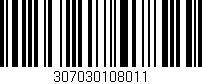 Código de barras (EAN, GTIN, SKU, ISBN): '307030108011'