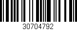 Código de barras (EAN, GTIN, SKU, ISBN): '30704792'