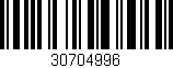 Código de barras (EAN, GTIN, SKU, ISBN): '30704996'