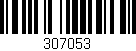 Código de barras (EAN, GTIN, SKU, ISBN): '307053'