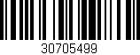 Código de barras (EAN, GTIN, SKU, ISBN): '30705499'