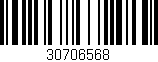 Código de barras (EAN, GTIN, SKU, ISBN): '30706568'
