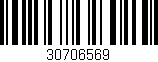 Código de barras (EAN, GTIN, SKU, ISBN): '30706569'
