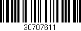 Código de barras (EAN, GTIN, SKU, ISBN): '30707611'