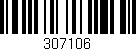Código de barras (EAN, GTIN, SKU, ISBN): '307106'