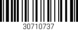 Código de barras (EAN, GTIN, SKU, ISBN): '30710737'