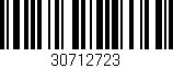 Código de barras (EAN, GTIN, SKU, ISBN): '30712723'