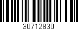 Código de barras (EAN, GTIN, SKU, ISBN): '30712830'