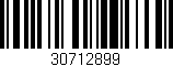Código de barras (EAN, GTIN, SKU, ISBN): '30712899'