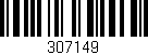 Código de barras (EAN, GTIN, SKU, ISBN): '307149'