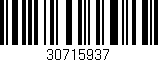 Código de barras (EAN, GTIN, SKU, ISBN): '30715937'