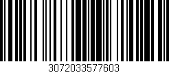 Código de barras (EAN, GTIN, SKU, ISBN): '3072033577603'