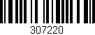 Código de barras (EAN, GTIN, SKU, ISBN): '307220'