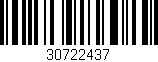 Código de barras (EAN, GTIN, SKU, ISBN): '30722437'