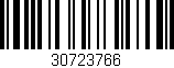 Código de barras (EAN, GTIN, SKU, ISBN): '30723766'