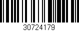 Código de barras (EAN, GTIN, SKU, ISBN): '30724179'