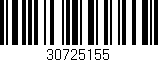 Código de barras (EAN, GTIN, SKU, ISBN): '30725155'