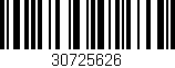 Código de barras (EAN, GTIN, SKU, ISBN): '30725626'