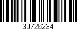 Código de barras (EAN, GTIN, SKU, ISBN): '30726234'