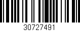Código de barras (EAN, GTIN, SKU, ISBN): '30727491'