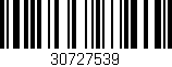 Código de barras (EAN, GTIN, SKU, ISBN): '30727539'