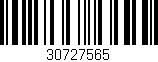 Código de barras (EAN, GTIN, SKU, ISBN): '30727565'