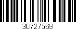 Código de barras (EAN, GTIN, SKU, ISBN): '30727569'