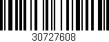 Código de barras (EAN, GTIN, SKU, ISBN): '30727608'