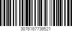 Código de barras (EAN, GTIN, SKU, ISBN): '3076187738521'