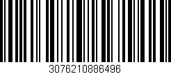 Código de barras (EAN, GTIN, SKU, ISBN): '3076210886496'