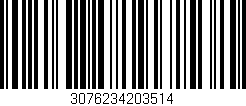 Código de barras (EAN, GTIN, SKU, ISBN): '3076234203514'